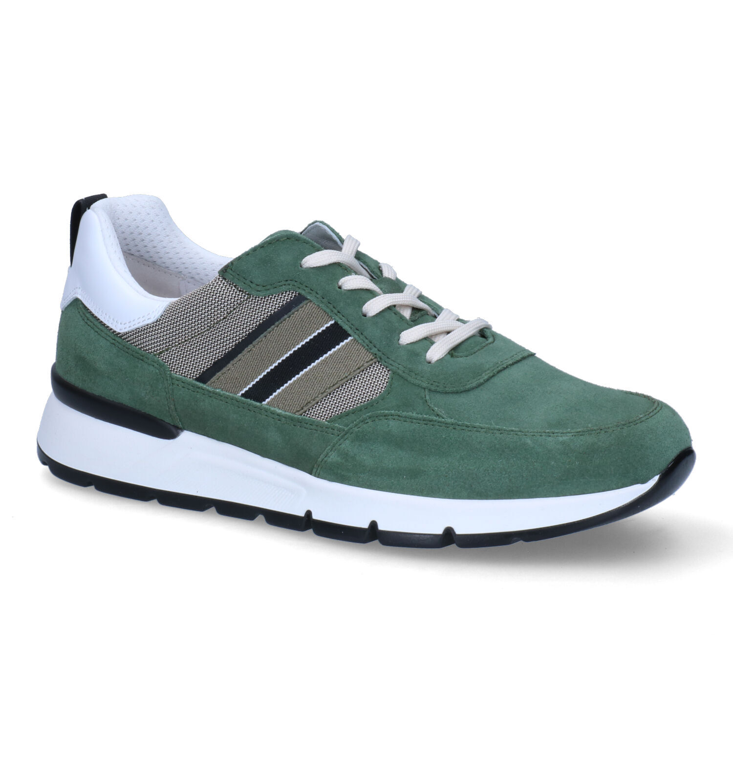 Heren lage schoenen daim groen | Online op TORFS.BE | Gratis verzending en  retour