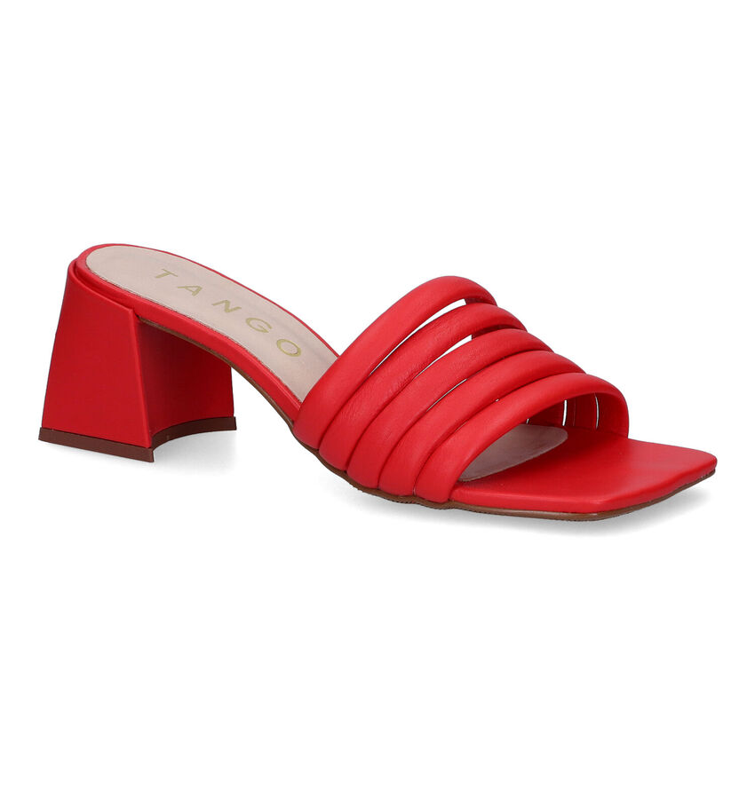 Tango Laurel Mules en Rouge