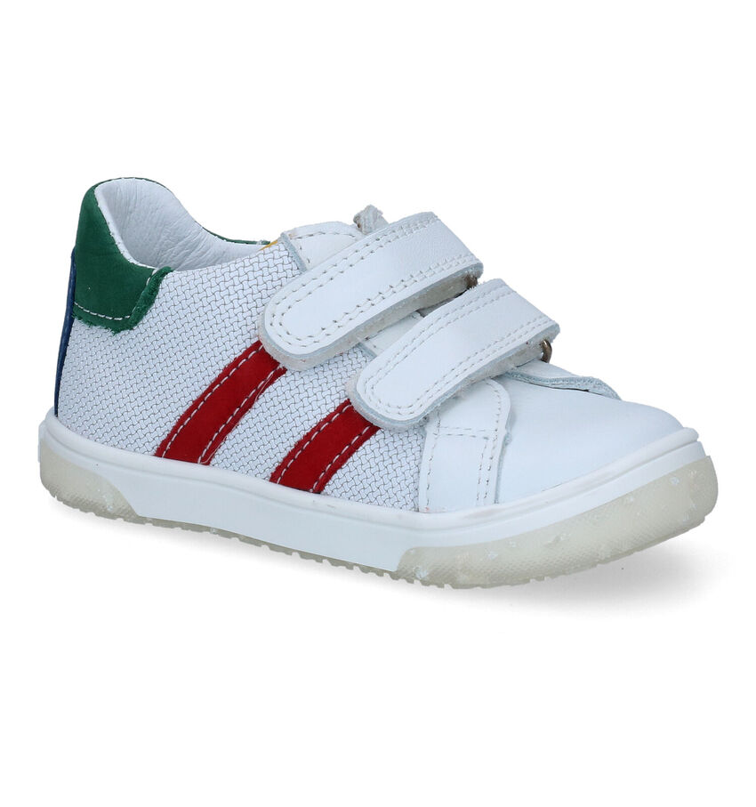 Bopy Richou Witte Velcroschoenen