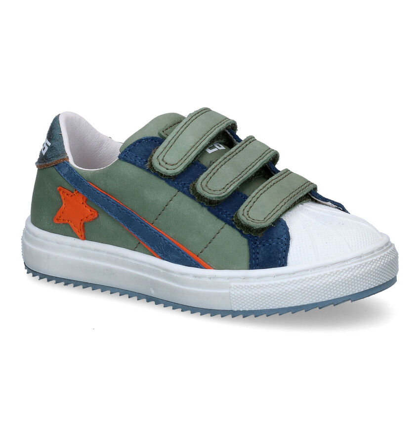 Little David Rutger 2 Kaki Velcroschoenen