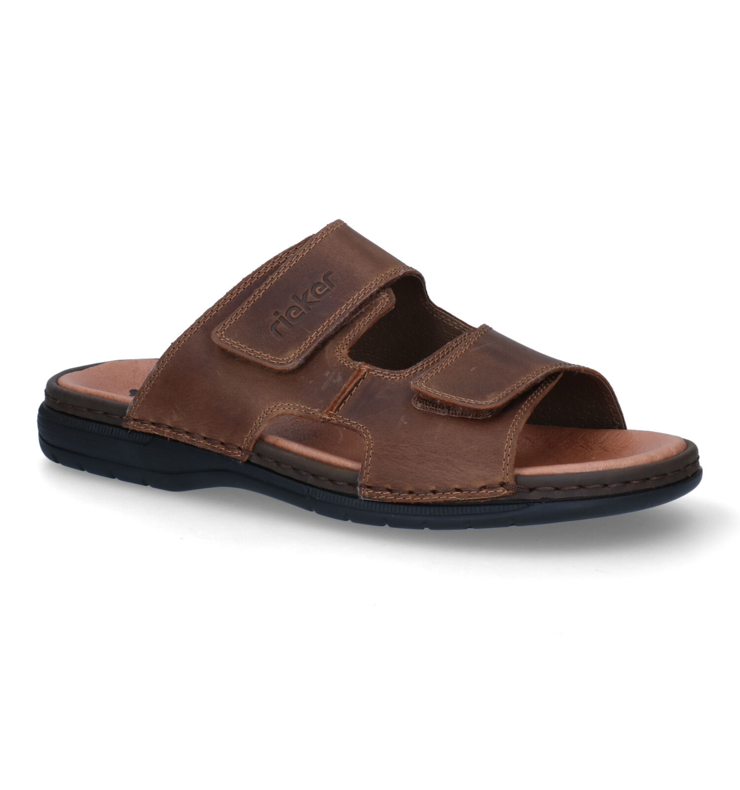 Rieker bruine slippers | Torfs