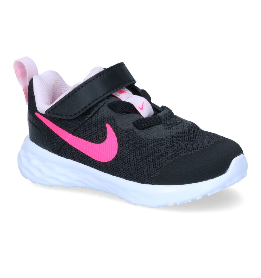 Nike Revolution 6 TD Zwarte Babysneakers