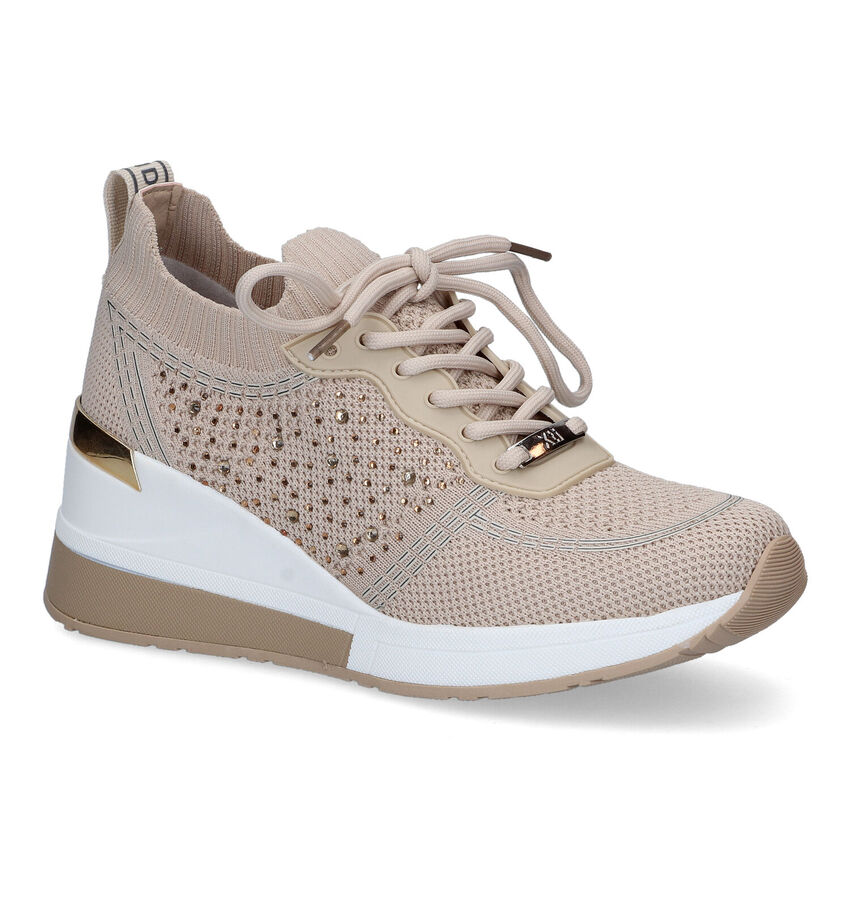 Xti Beige Vegan Sneakers