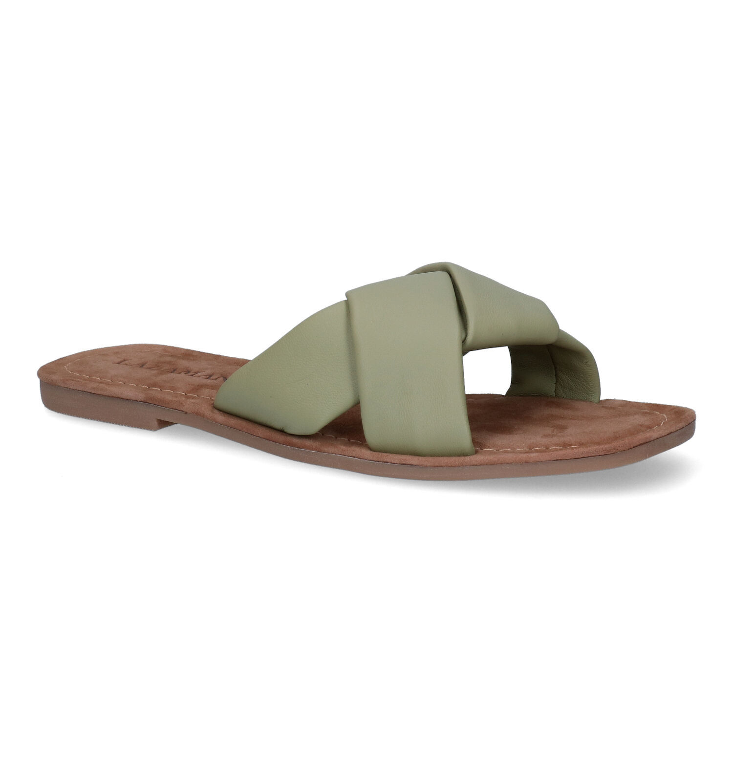 Dames slippers leer groen | Online op TORFS.BE | Gratis verzending en retour