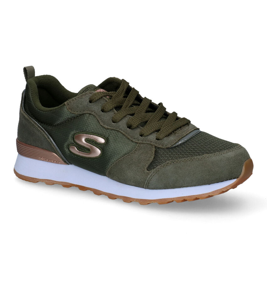 Skechers OG 85 Goldn Gurl Groene Sneakers