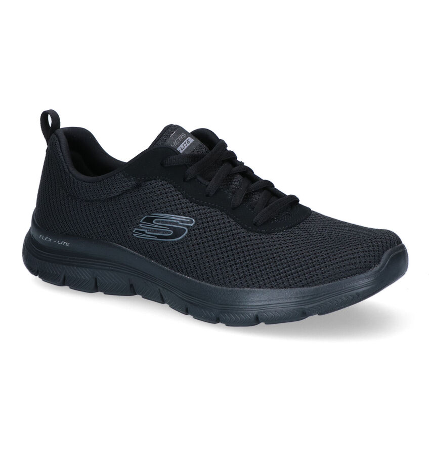 Skechers Flex Appeal 4.0 Zwarte Sneakers