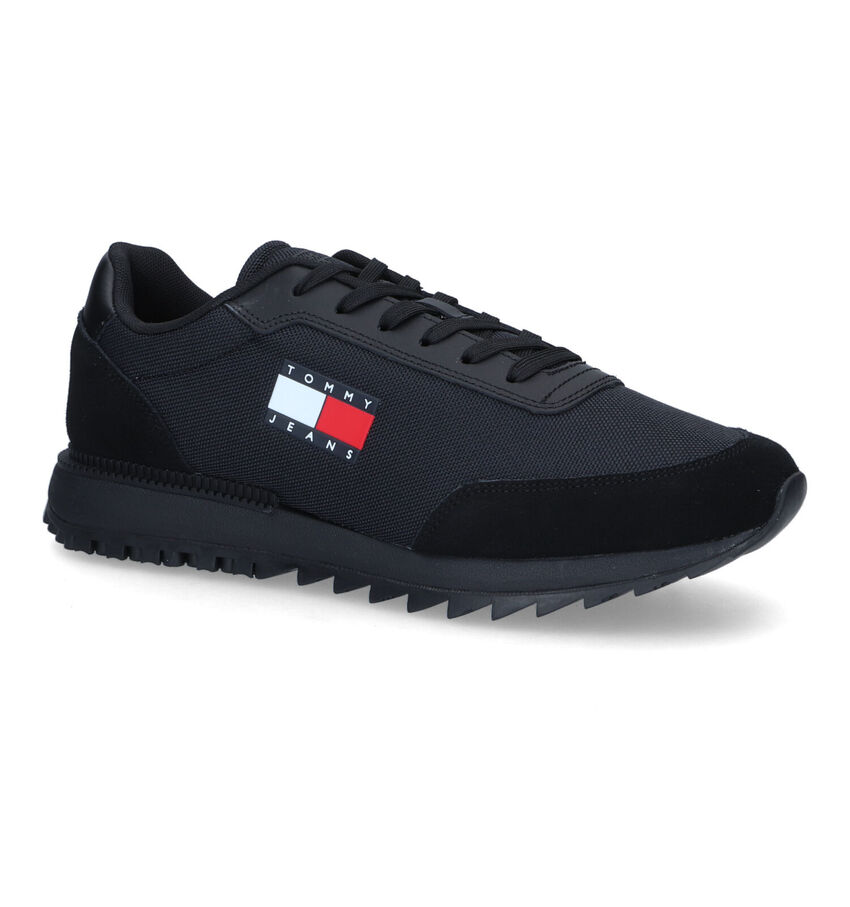 Tommy Hilfiger Zwarte Veterschoenen