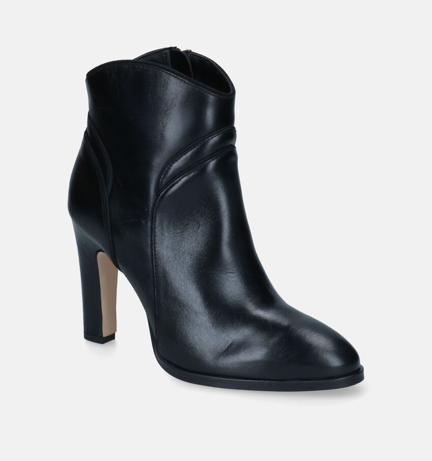 Tommy Hilfiger Elevated High Heel Zwart Enkellaarsjes