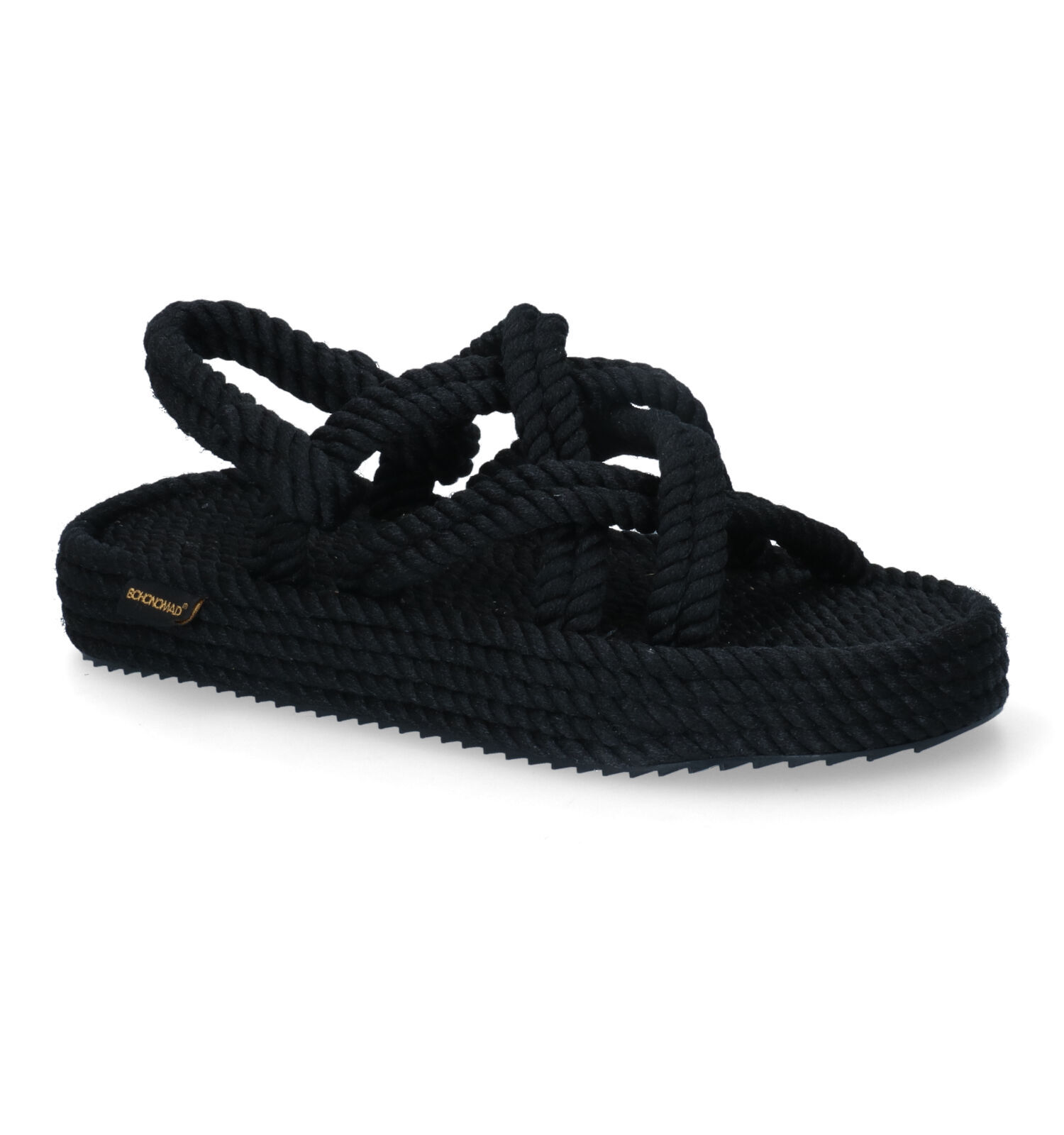 Sandalen clearance zwart plateau