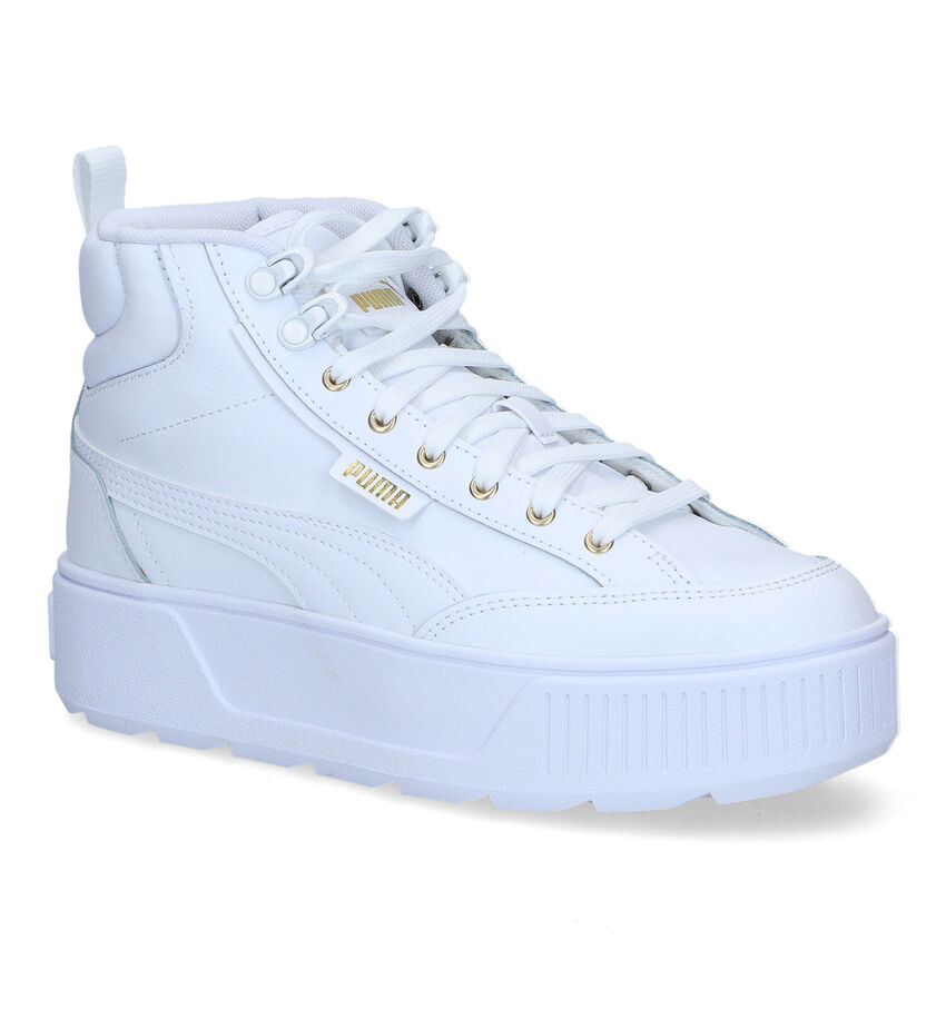 Puma Karmen Mid Baskets en Blanc