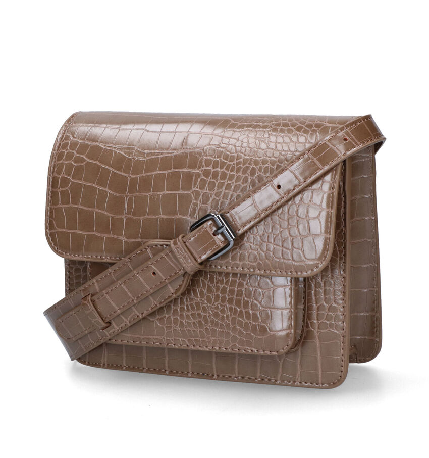 Hvisk Cayman Pocket Vegan Bruine Crossbody Tas