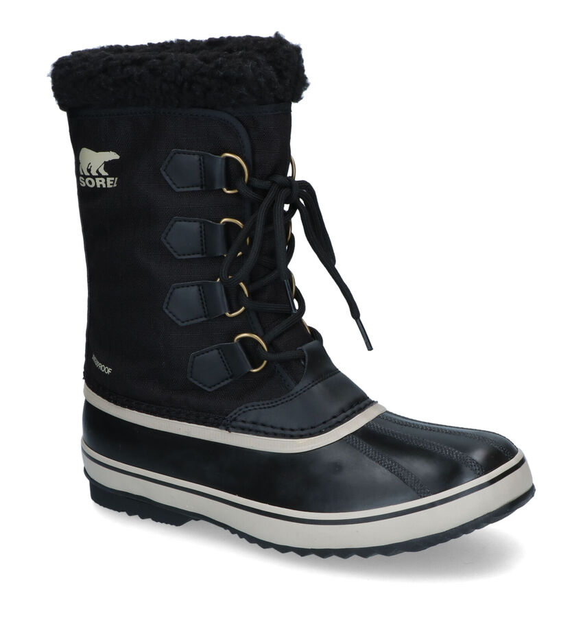 Sorel Pac Nylon Bottes de neige en Noir