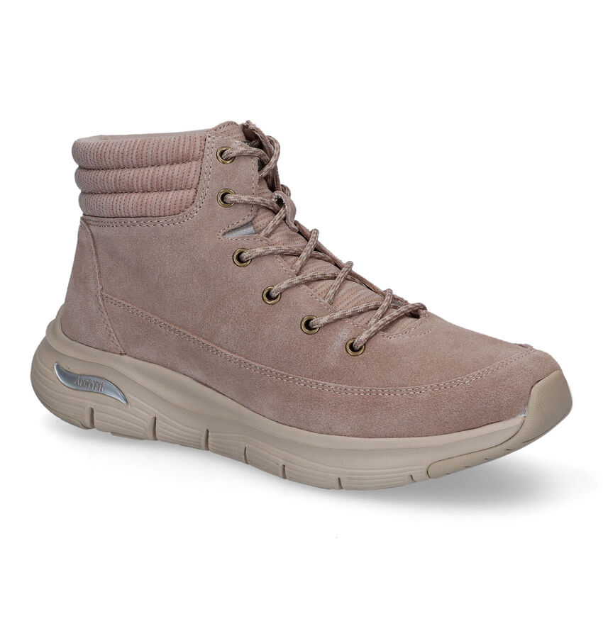 Skechers Arch Fit Smooth Taupe Sneakers