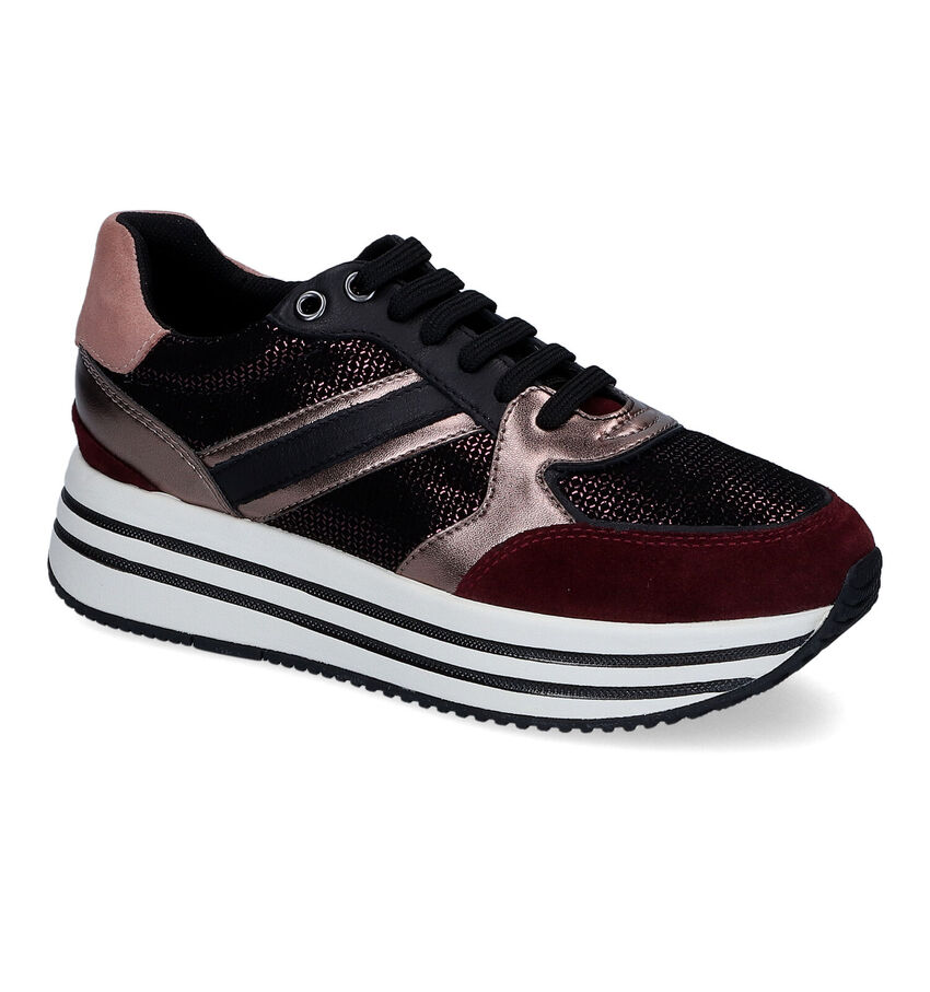 Geox Kency Bordeaux Sneakers