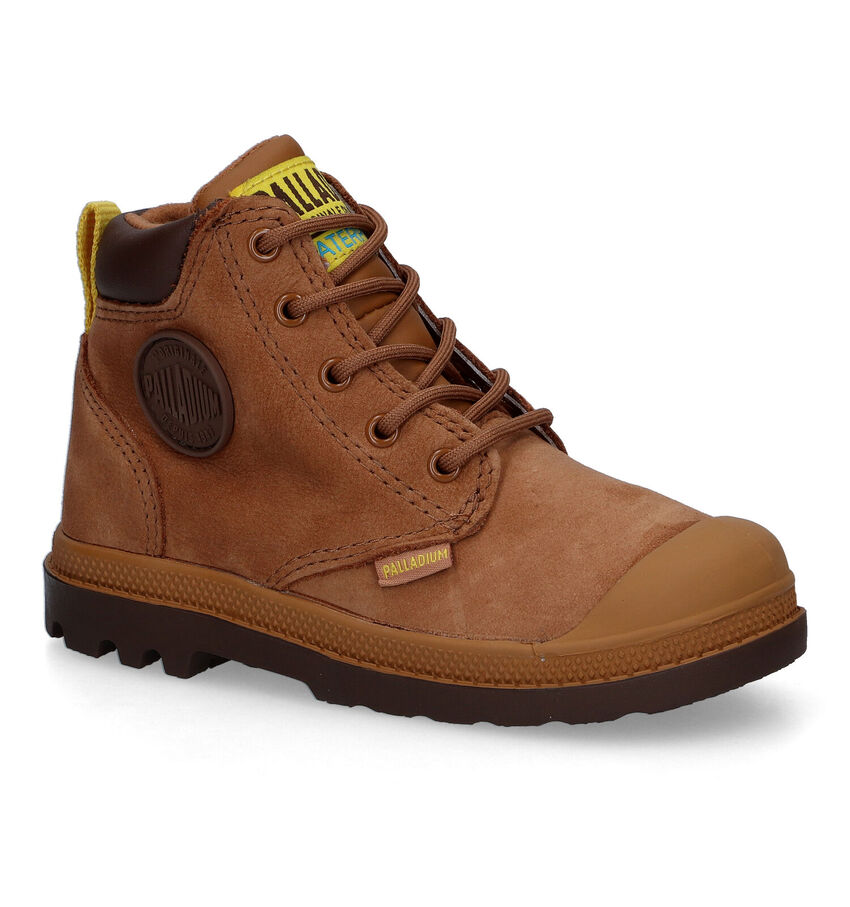 Palladium Pampa Cognac Bottines