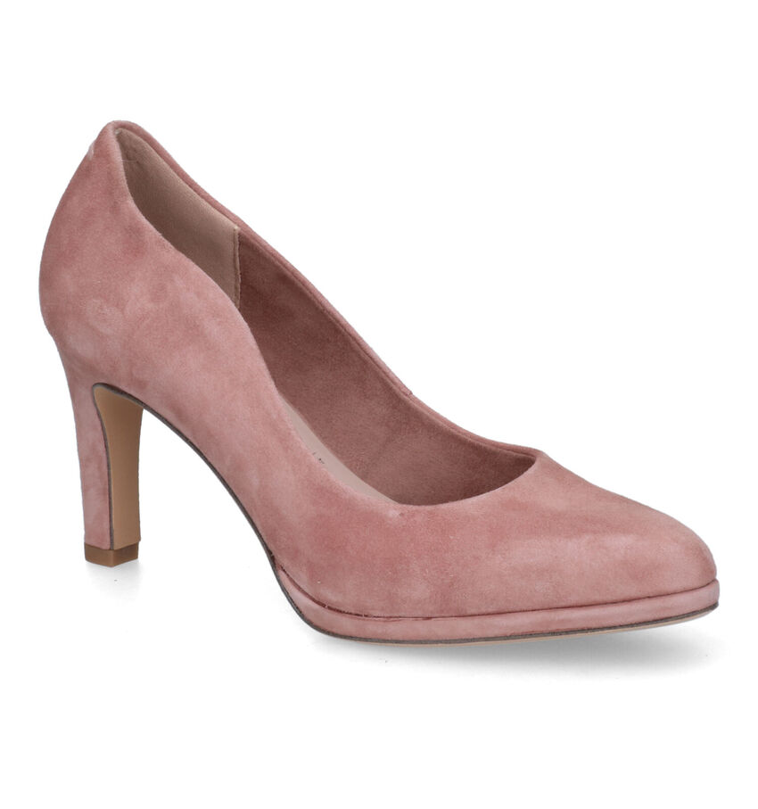 Tamaris Talons hauts en Rose foncé