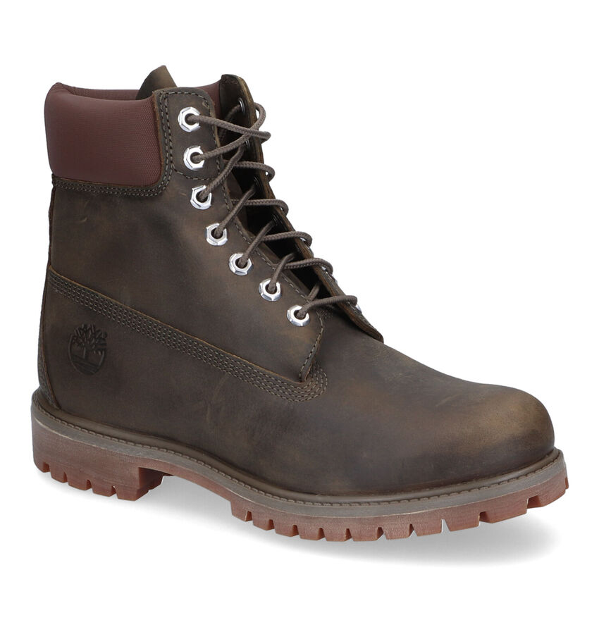 Timberland 6 Inch Premium Bottines en Khaki