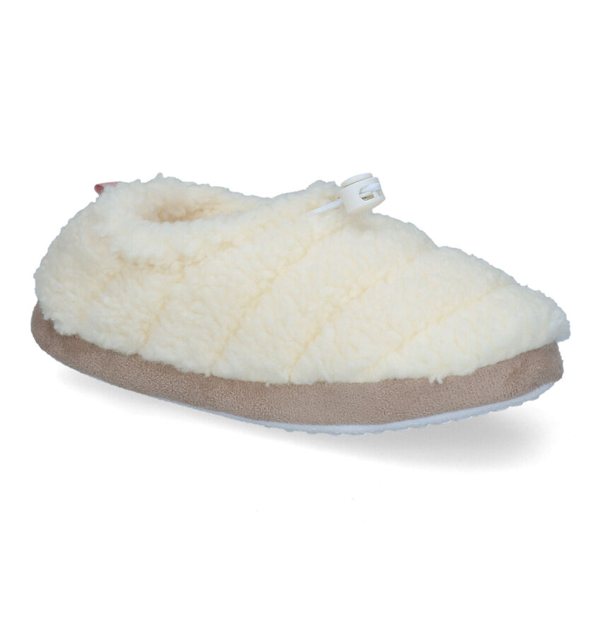 BBS Pantoufles fermées en Beige clair