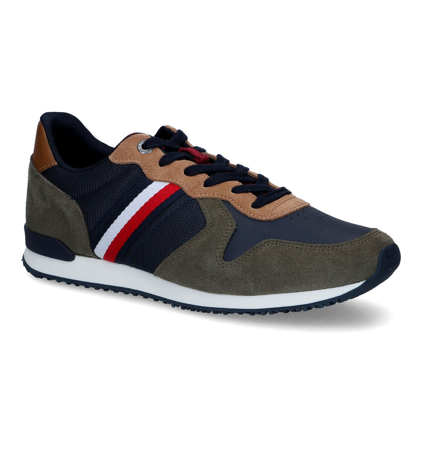 Tommy Hilfiger Iconic Baskets en Kaki