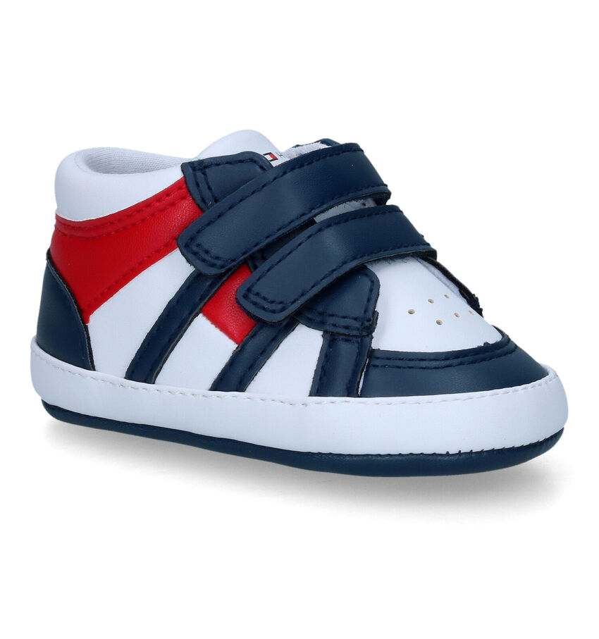 Tommy Hilfiger Wit/Blauwe Babysneakers