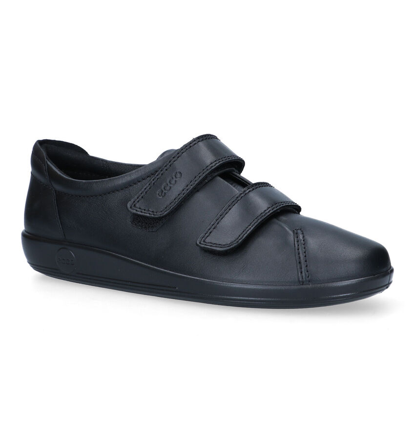 Ecco Soft 2.0 Chaussures à velcro en Noir