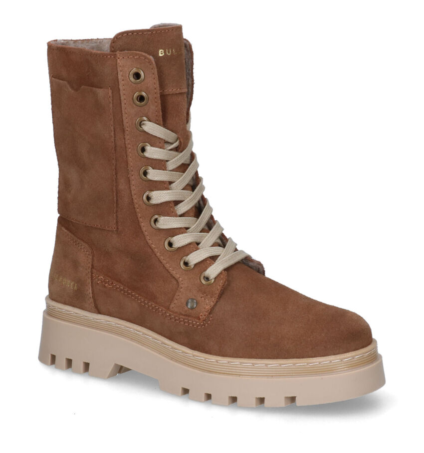 Bullboxer Bottines robustes en Cognac