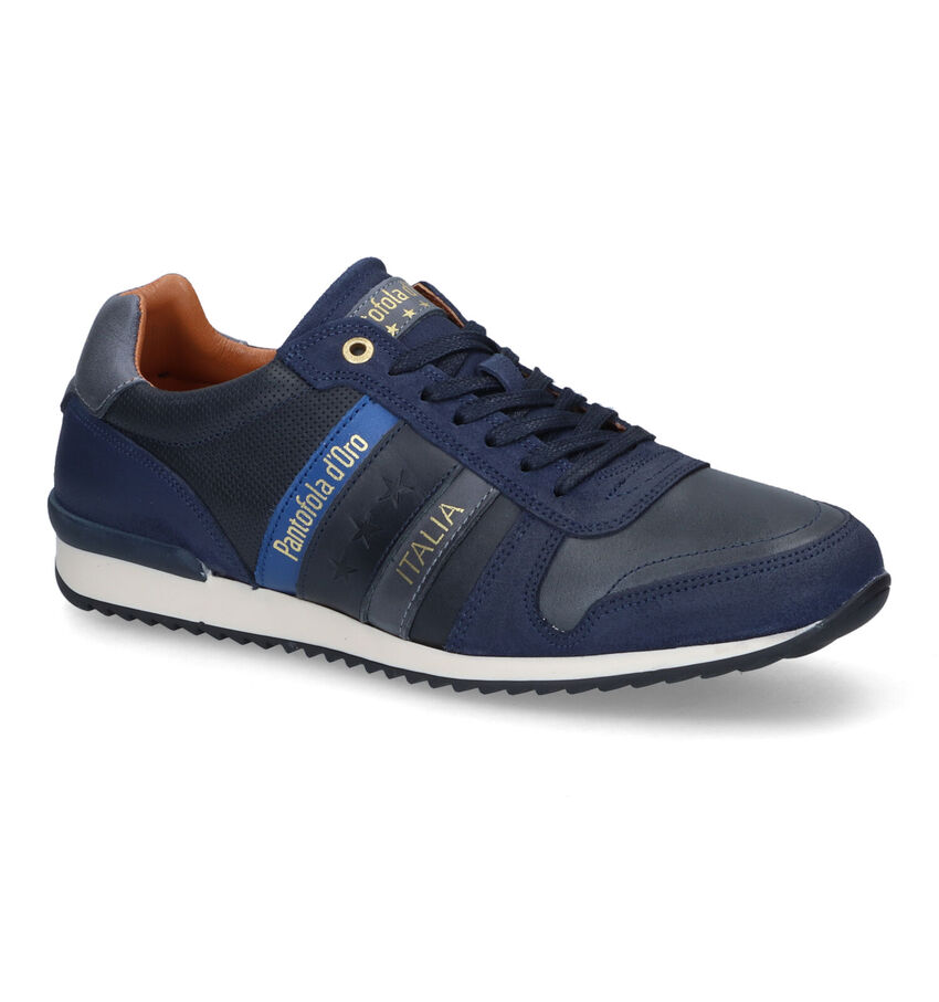 Pantofola d'Oro Rizza Blauwe Veterschoenen