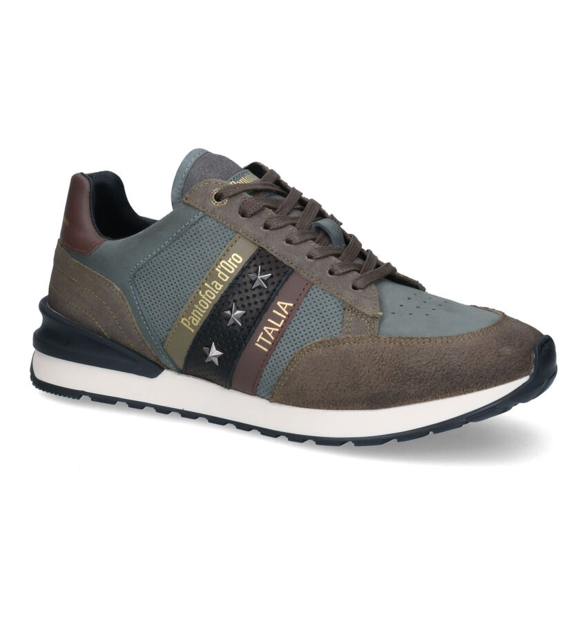 Pantofola d'Oro Imola Runner Chaussures à lacets en Khaki