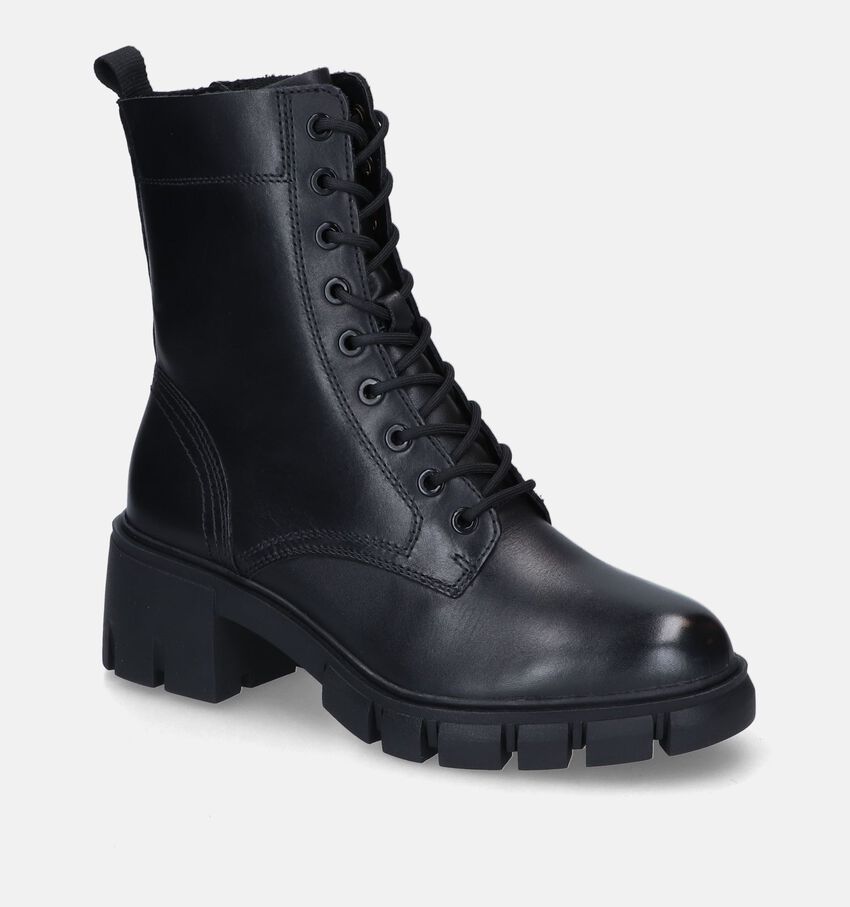 Tamaris Boots à lacets en Noir