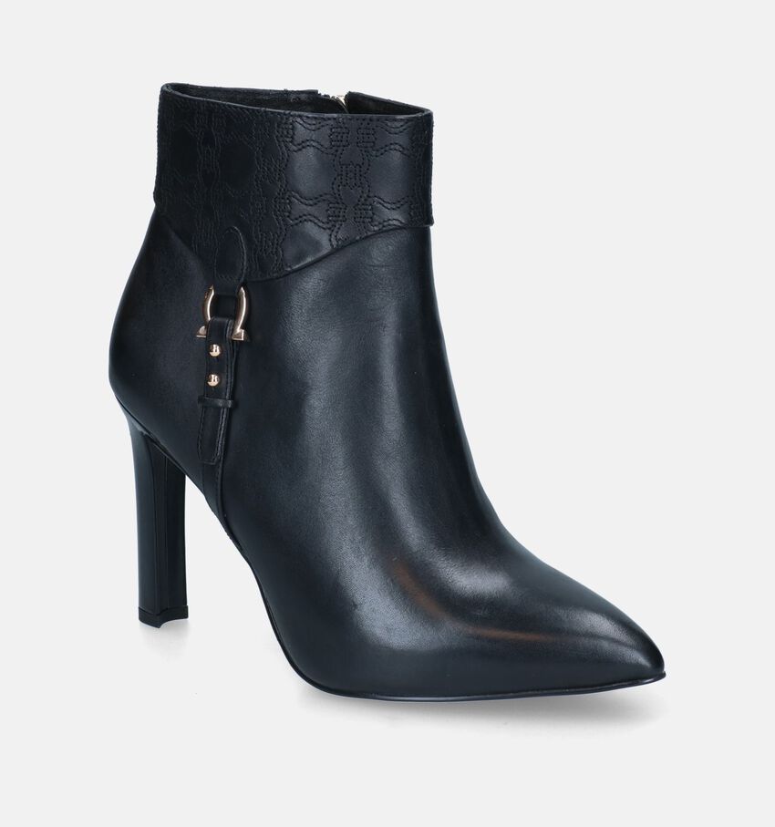 Tamaris Heart & Sole Zwarte Enkellaarzen