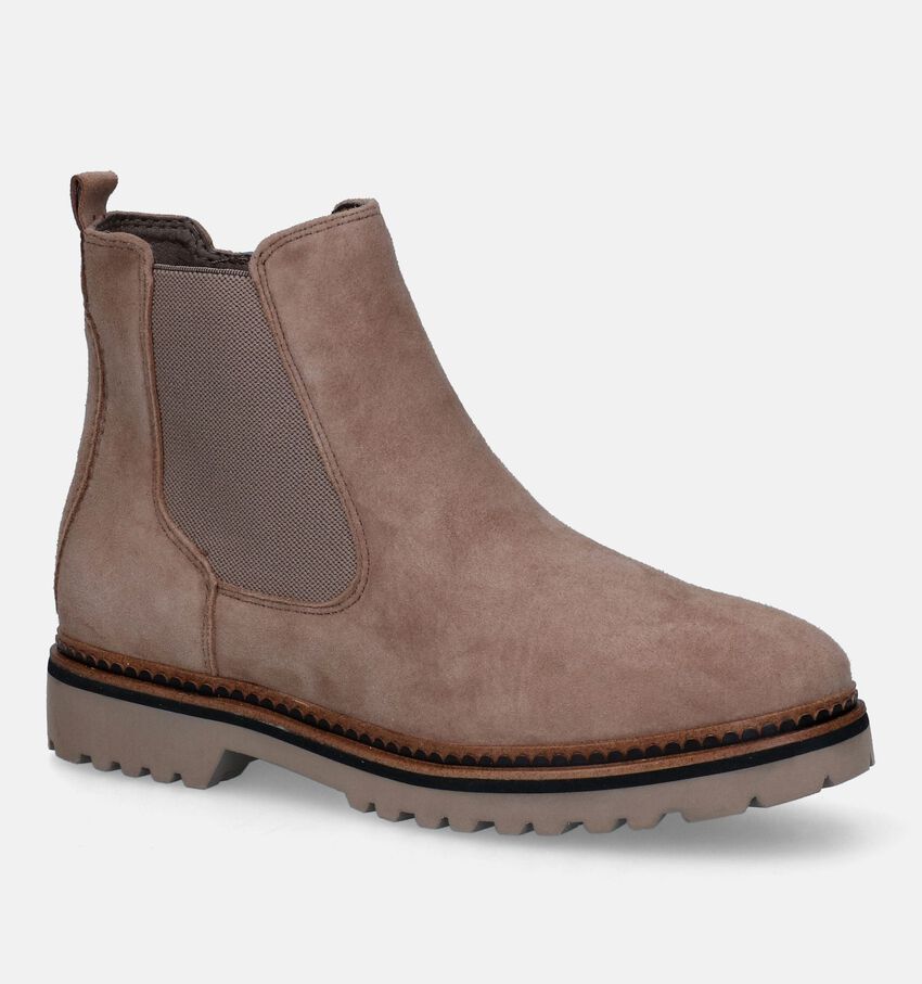 Tamaris Bottines Chelsea en Taupe