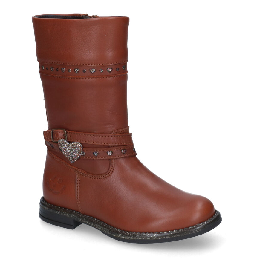 Little David Pam 2 Bottes en Cognac