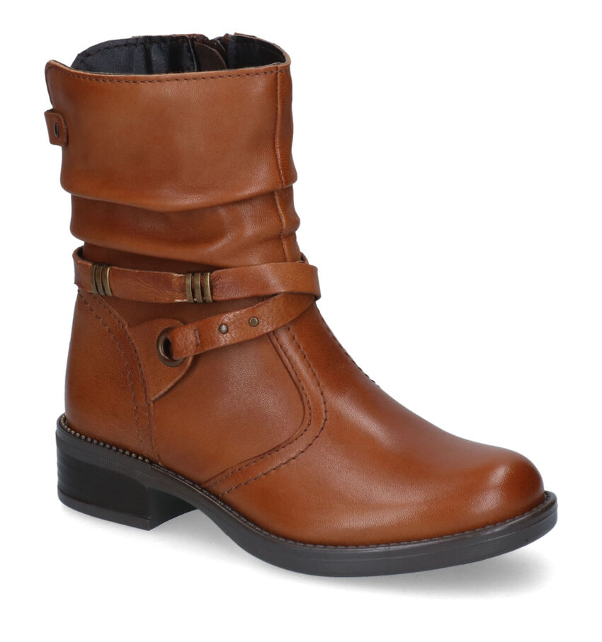 Loli Laly Melita Bottes courtes en Cognac