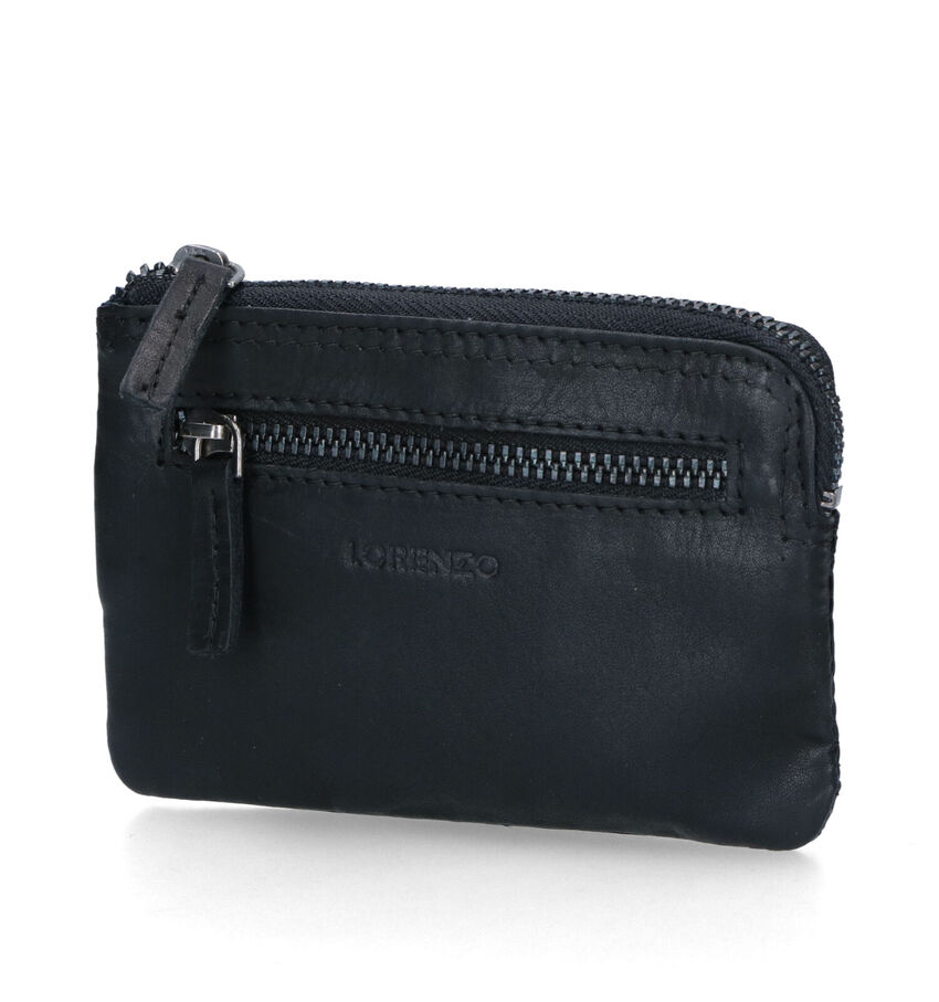 Euro-Leather Porte-monnaie en Noir