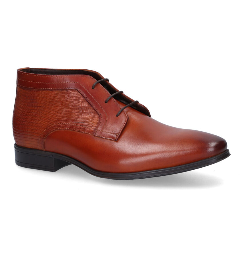 Via Borgo Cognac Geklede Schoenen