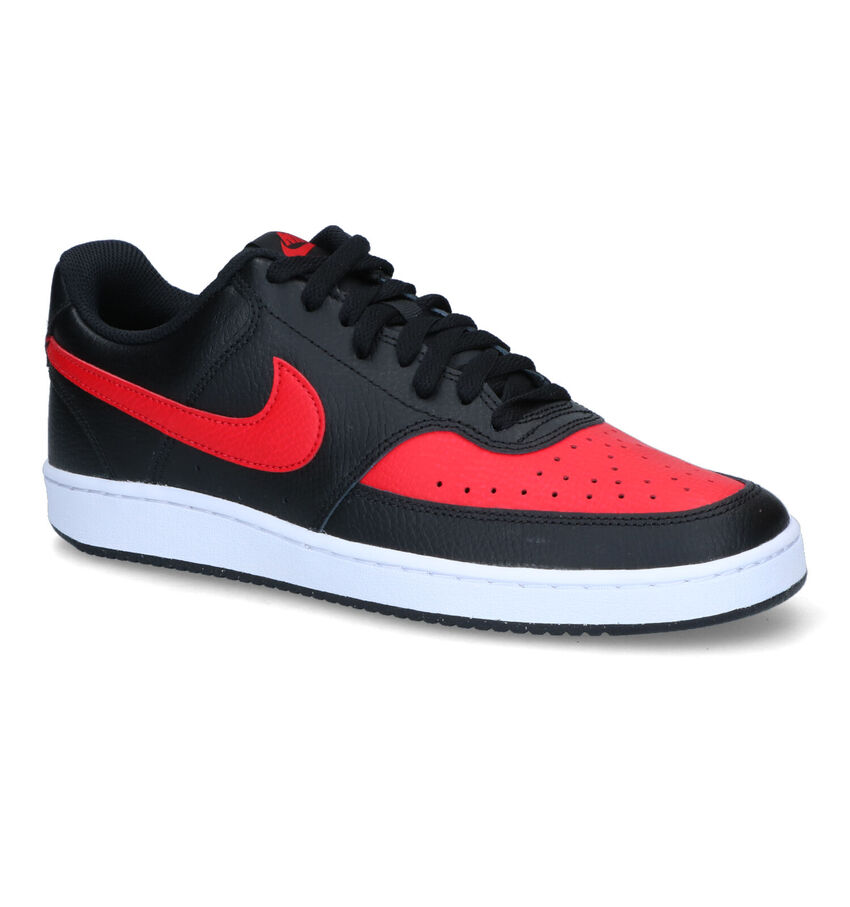 Nike Court Vision Rood Zwarte Sneakers