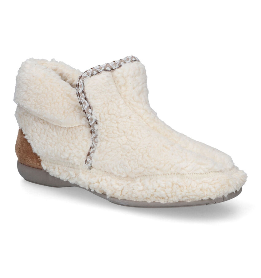 Torfs Home Ecru Hoge pantoffels