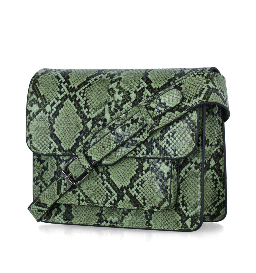 Hvisk Cayman Pocket Shell Groene Crossbody Tas