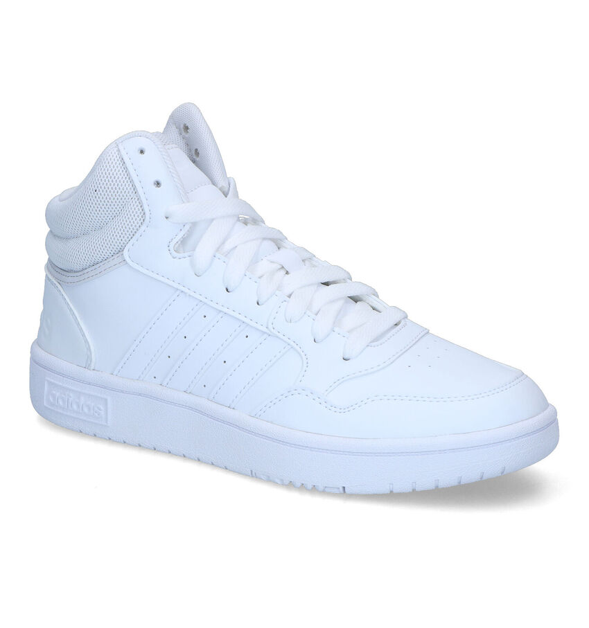 adidas Hoops 3.0 Mid Witte Sneakers