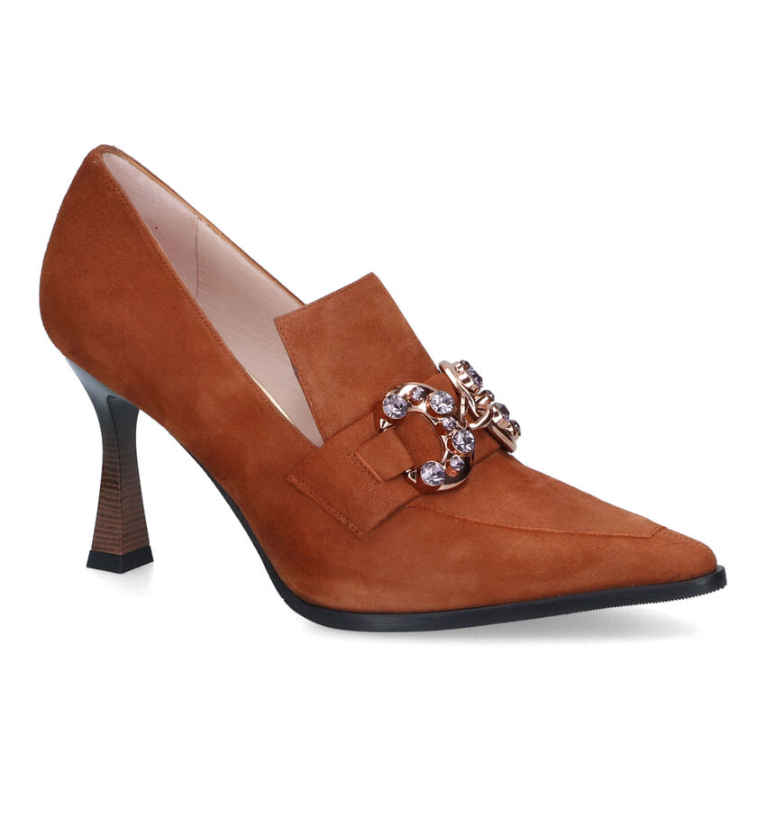 Lodi Meidin Cognac Pumps