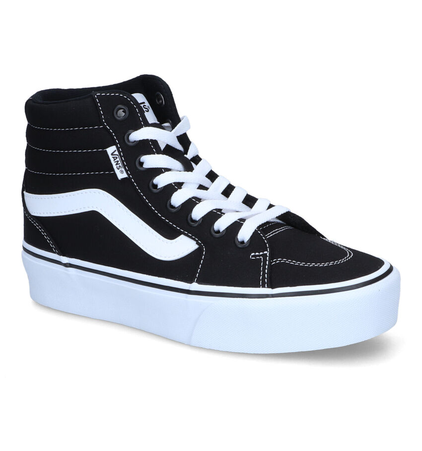 Vans Filmore Hi Platform Zwarte Sneakers