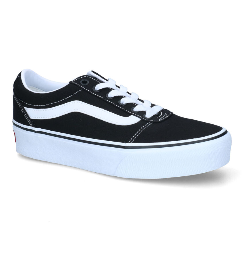 Vans Ward Platform Baskets de skate en Noir