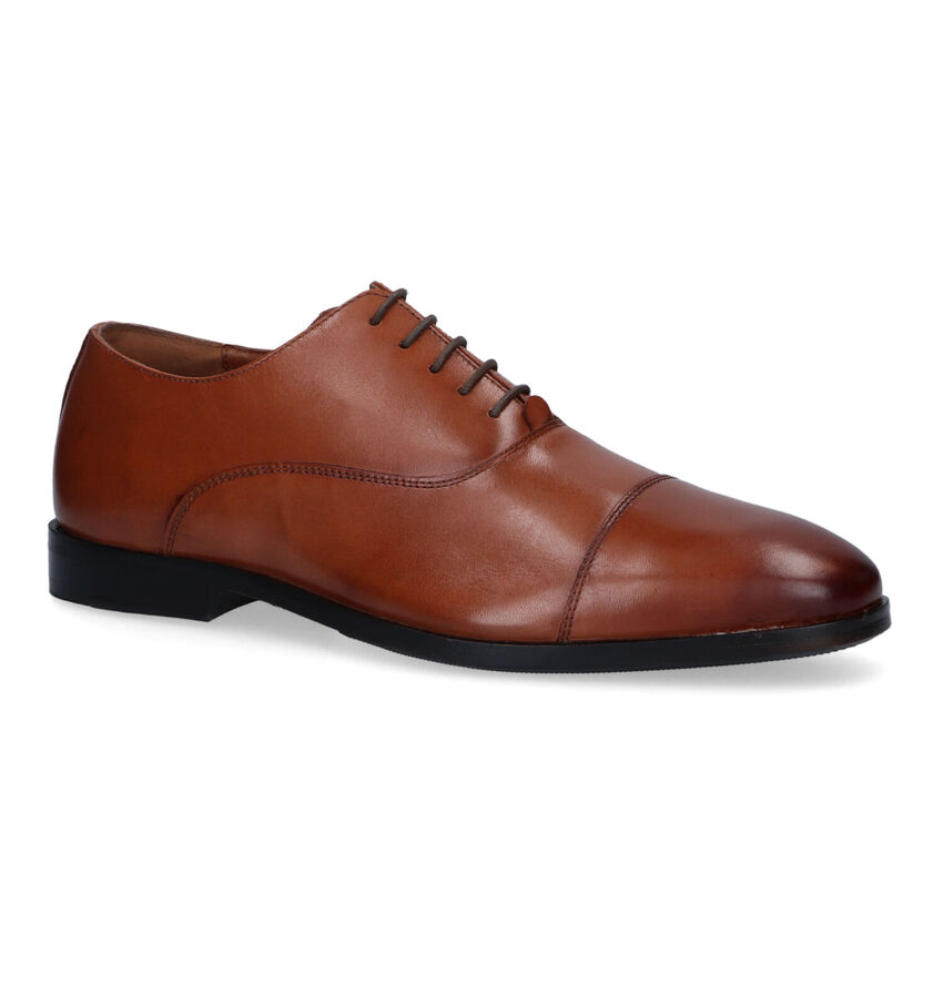 Via Borgo Cognac Geklede Schoenen