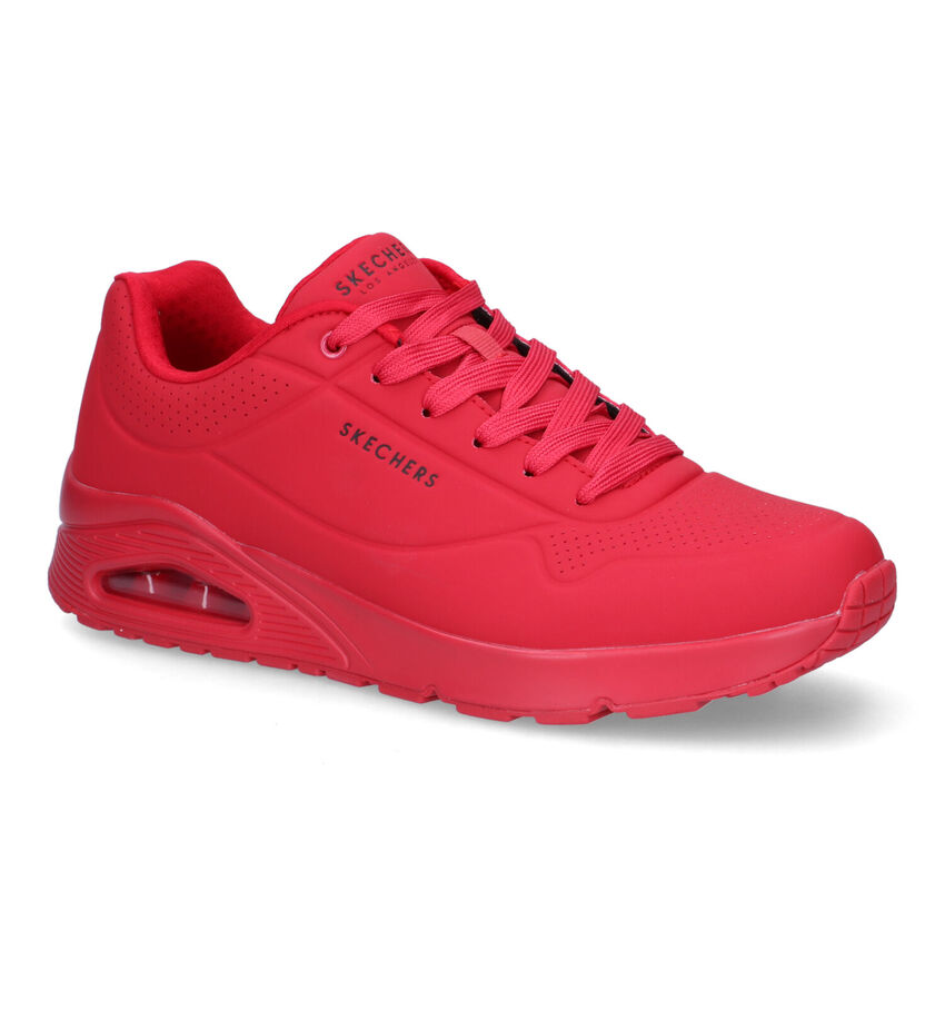 Skechers Uno Stand On Air Baskets en Rouge