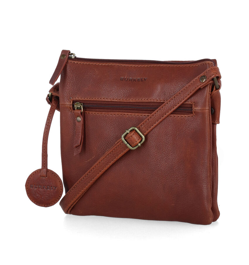 Burkely Ranger Cognac Crossbody Tas