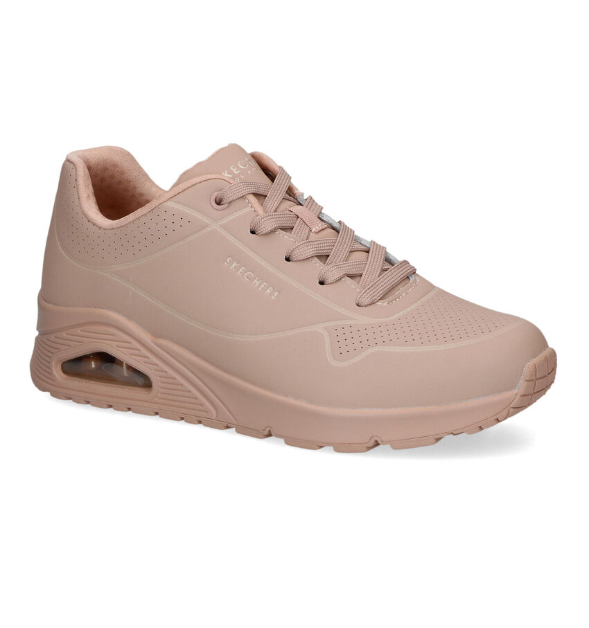 Skechers Uno Stand On Air Roze Sneakers