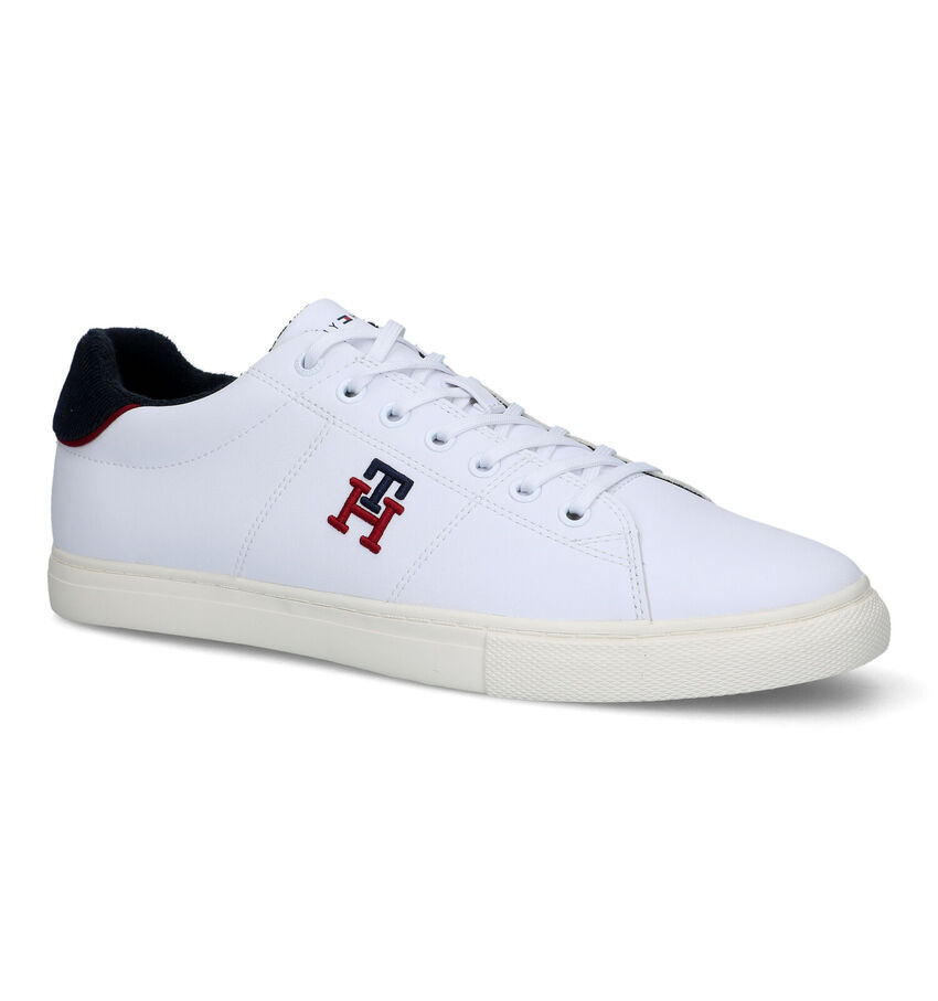 Tommy Hilfiger Core Vulc Varsity Witte Veterschoenen