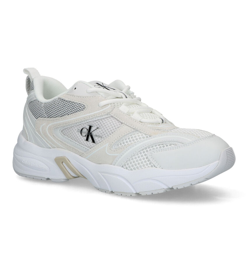 Calvin Klein Retro Tennis Witte Sneakers