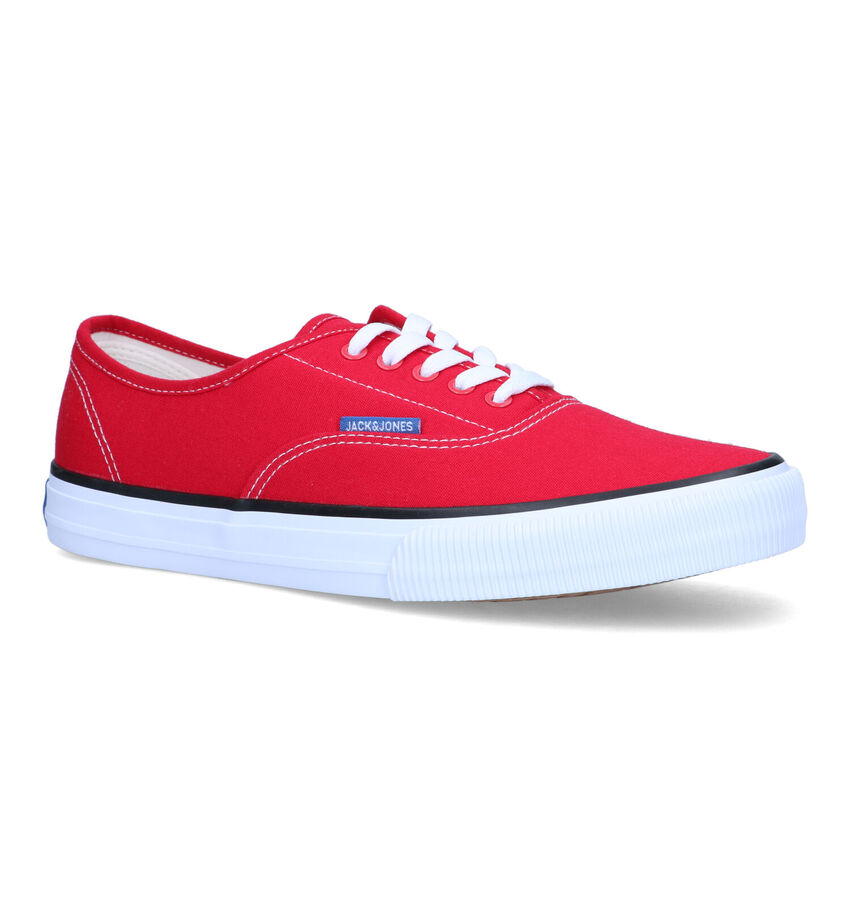 Jack & Jones Curtis canvas Chaussures à lacets en Rouge