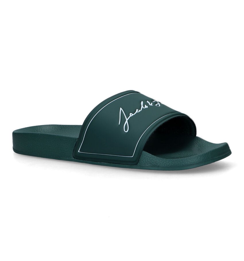 Jack & Jones Gary Pool Groene Badslippers